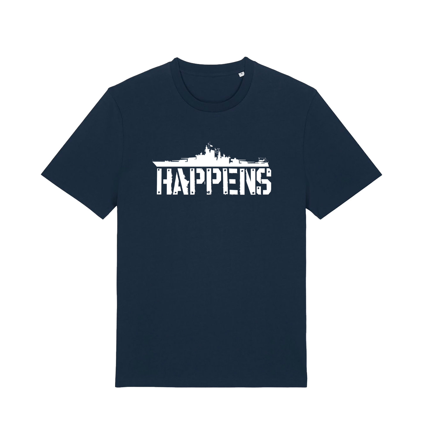 French Navy Printed T-shirt Front