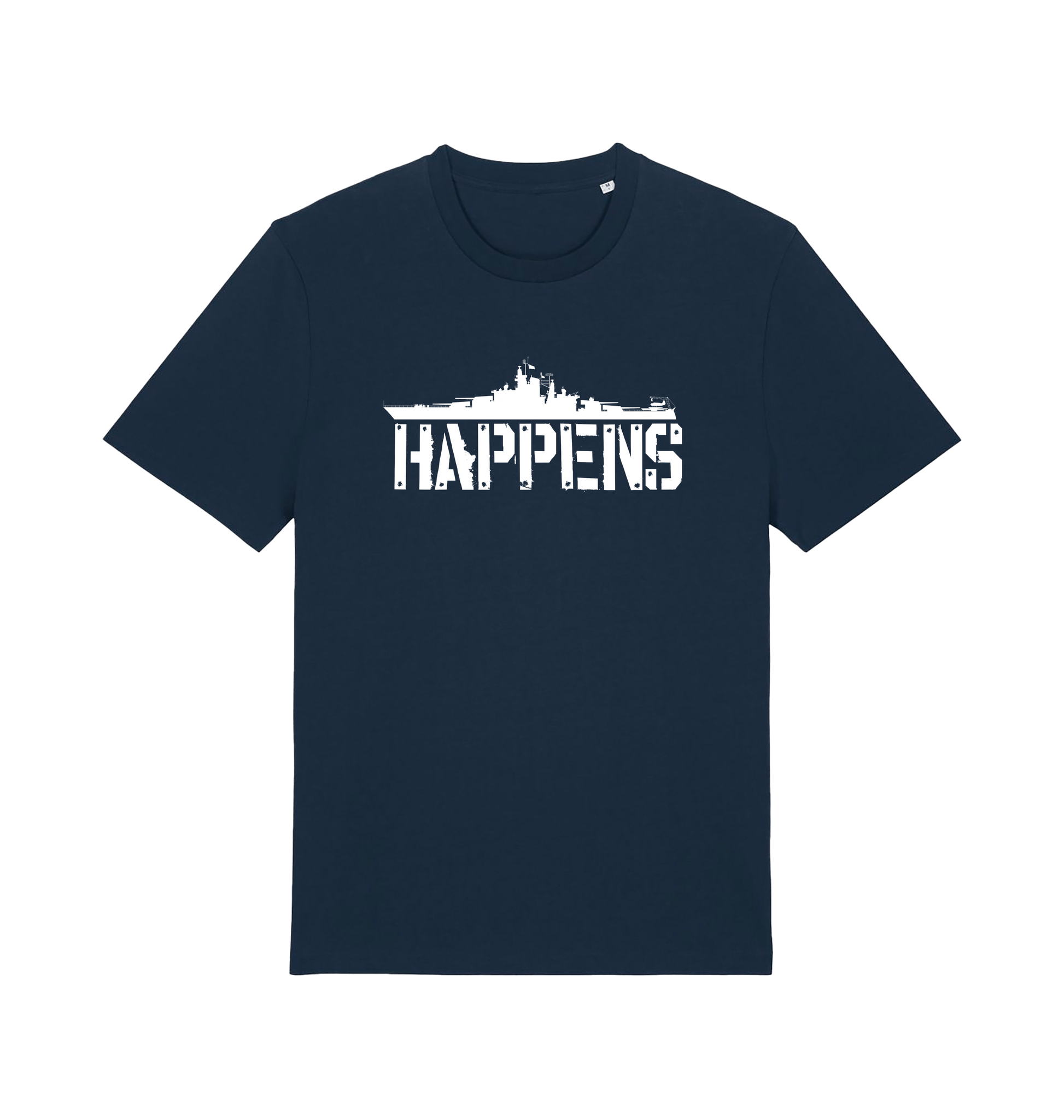 French Navy Printed T-shirt Front