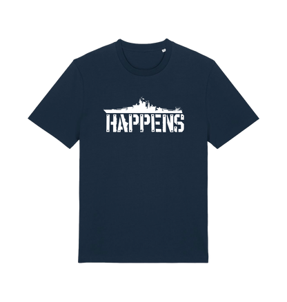 French Navy Printed T-shirt Front