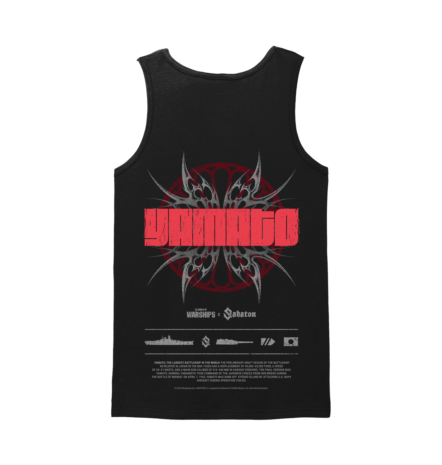 Black Tank Top Back