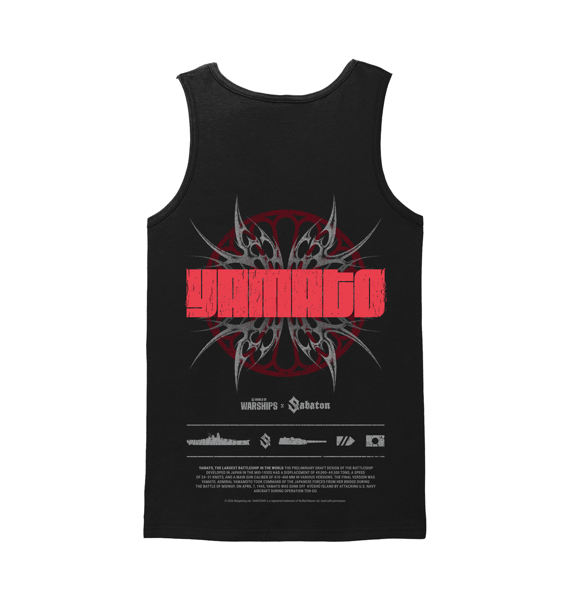 Black Tank Top Back