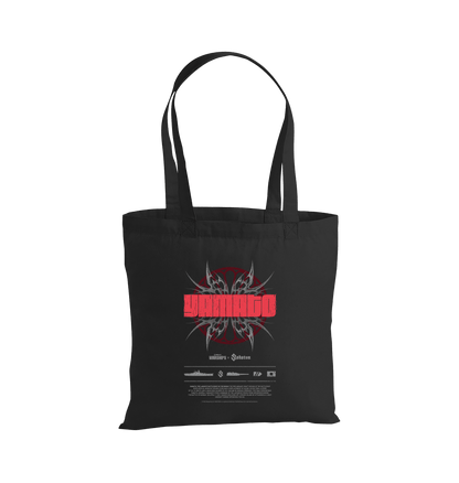 Black Printed Bag Front