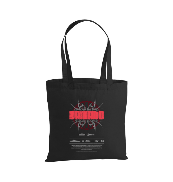 Black Printed Bag Front