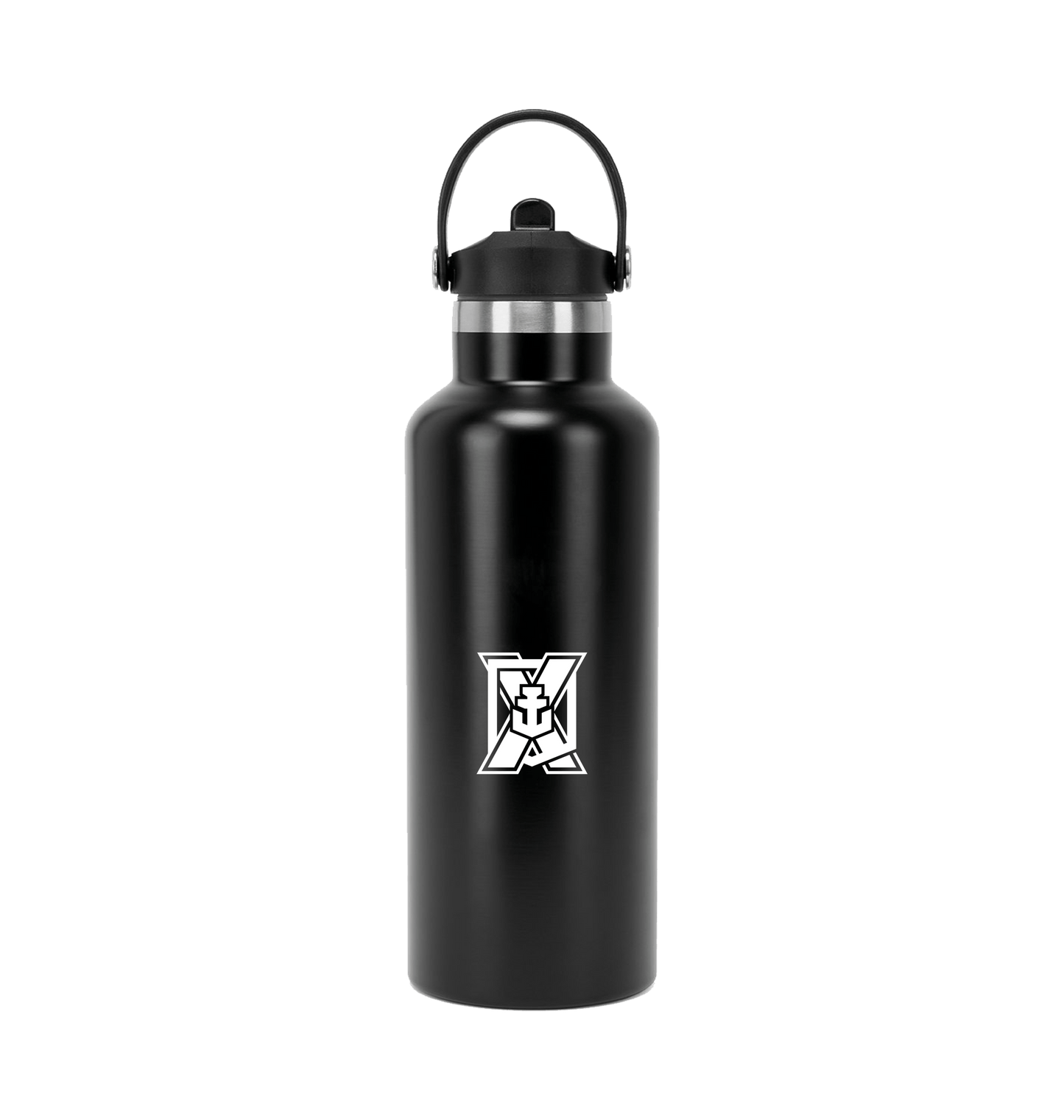 Black Water Bottle Back