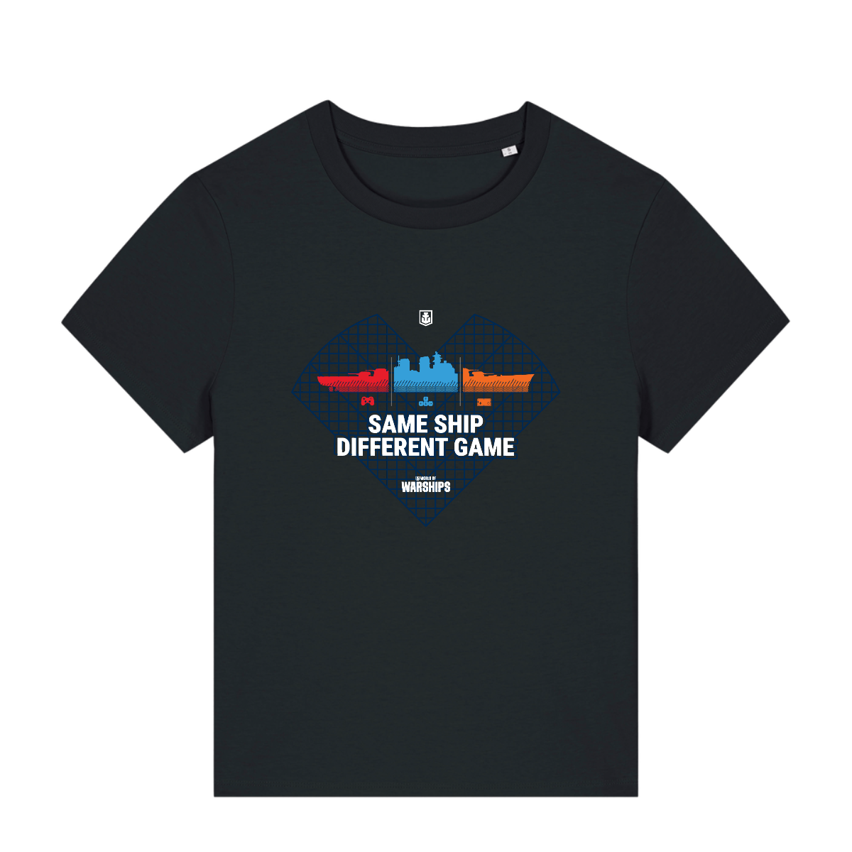 Platform Same Ship Different Game Fitted T Shirt