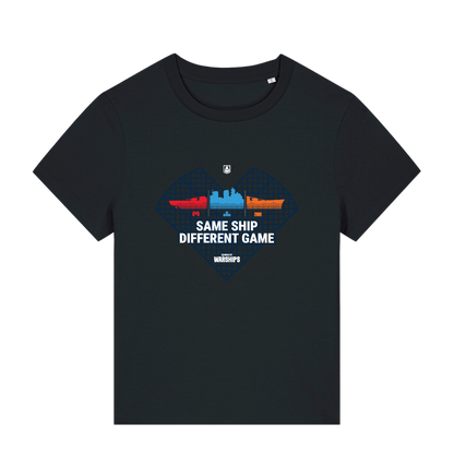 Platform Same Ship Different Game Fitted T Shirt