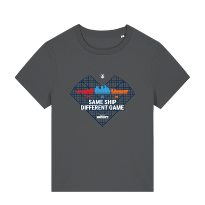 Platform Same Ship Different Game Fitted T Shirt