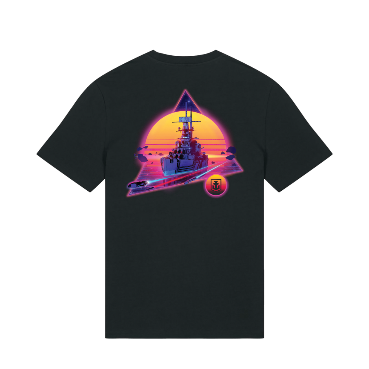 Synthwave Hindenburg T Shirt