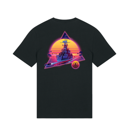 Synthwave Hindenburg T Shirt