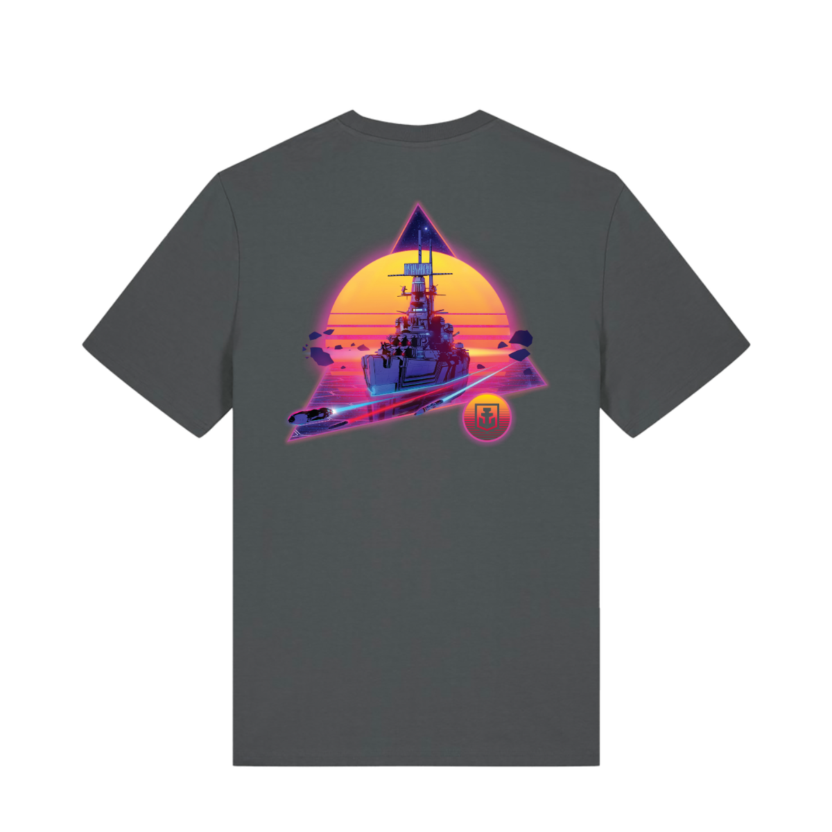 Synthwave Hindenburg T Shirt