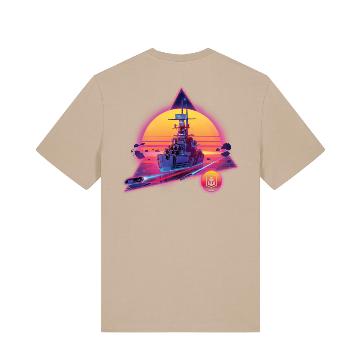 Synthwave Hindenburg T Shirt