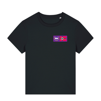 Synthwave Hindenburg Fitted T Shirt