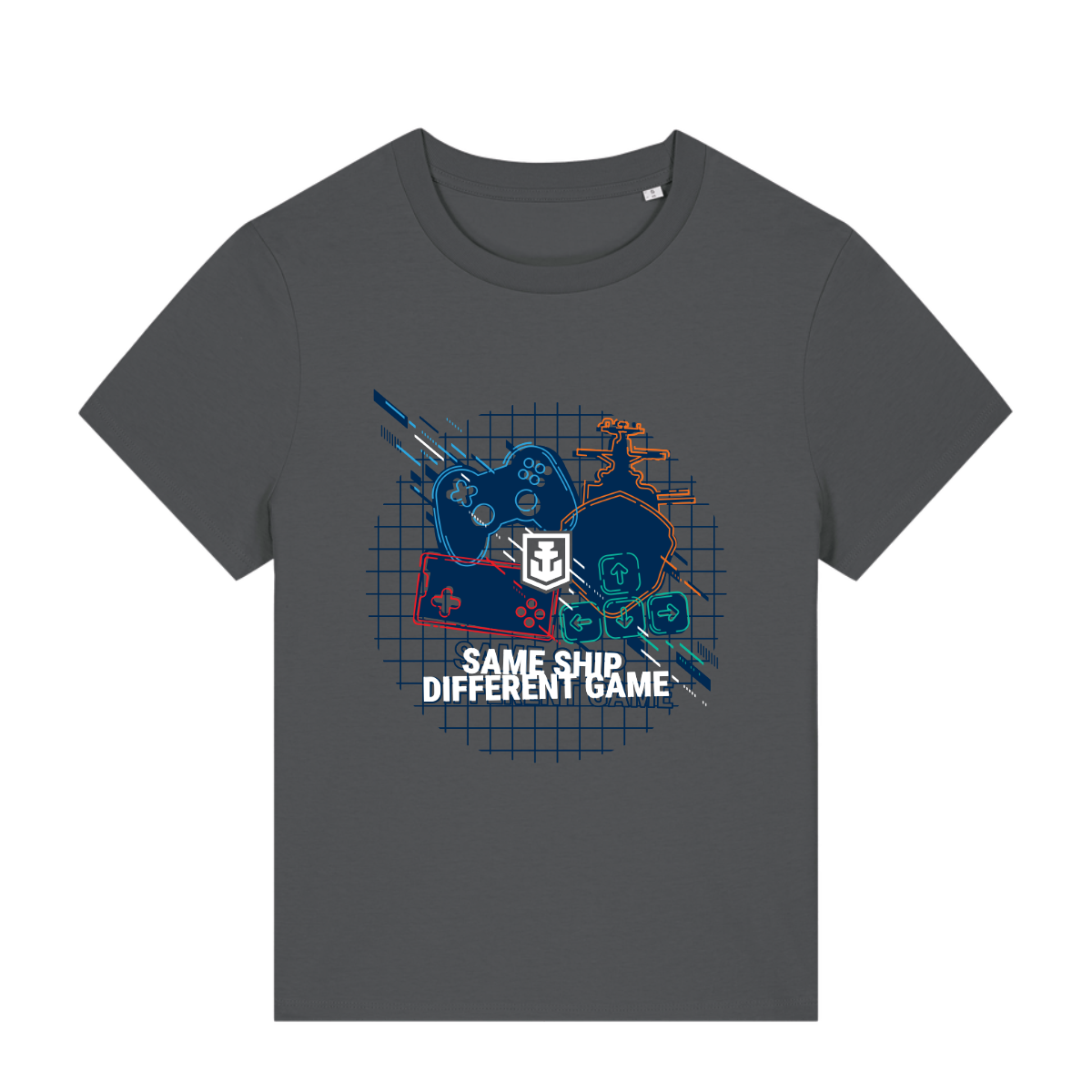 Controller Same Ship Different Game Fitted T Shirt