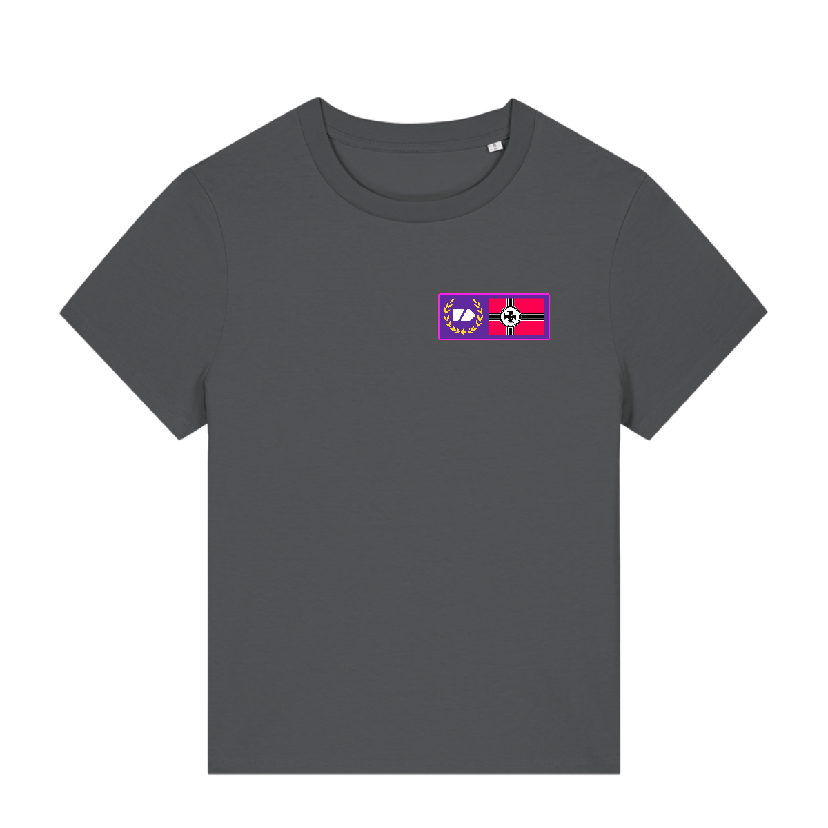 Synthwave Hindenburg Fitted T Shirt