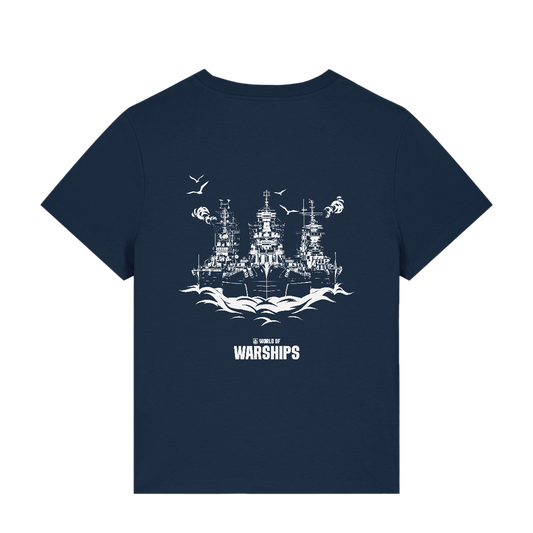 Soviet Fleet Line Art - Smolensk & Sovetsky Soyuz & Kutuzov Fitted T Shirt