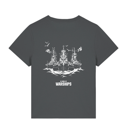 Soviet Fleet Line Art - Smolensk & Sovetsky Soyuz & Kutuzov Fitted T Shirt