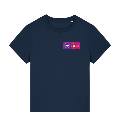 Synthwave Hindenburg Fitted T Shirt