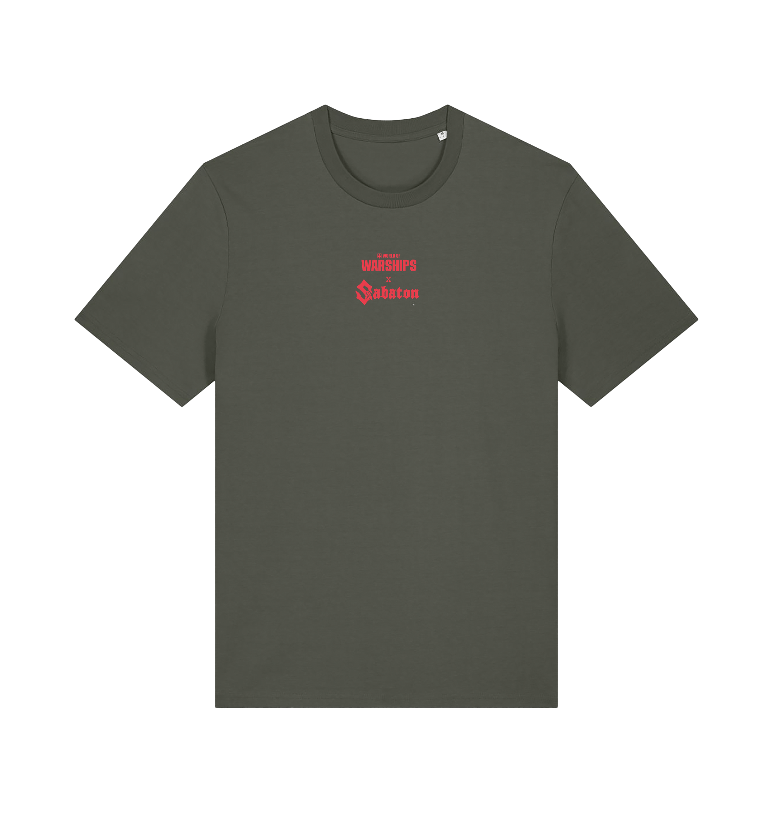 Khaki Printed T-shirt Front