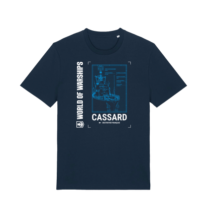 French Navy Printed T-shirt Front
