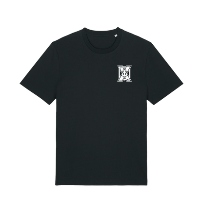 Black Printed T-shirt Front