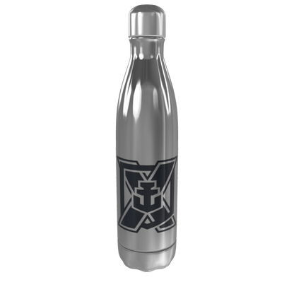 Silver Water Bottle Front