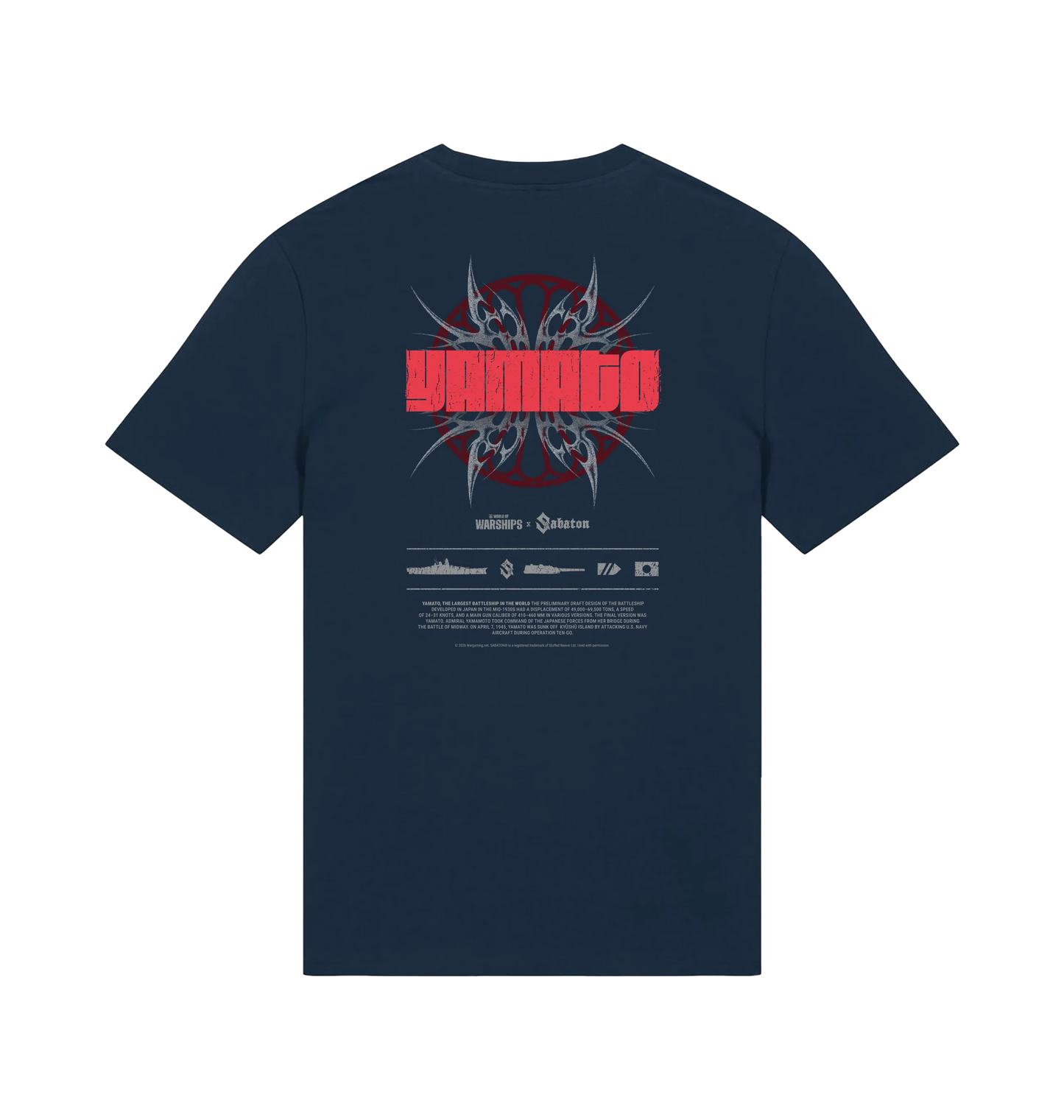 Yamato Band T Shirt - World of Warships x Sabaton