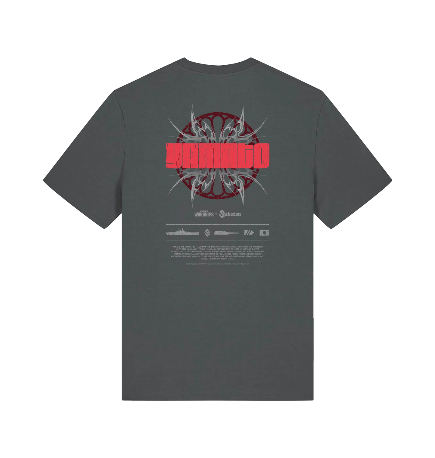 Yamato Band T Shirt - World of Warships x Sabaton